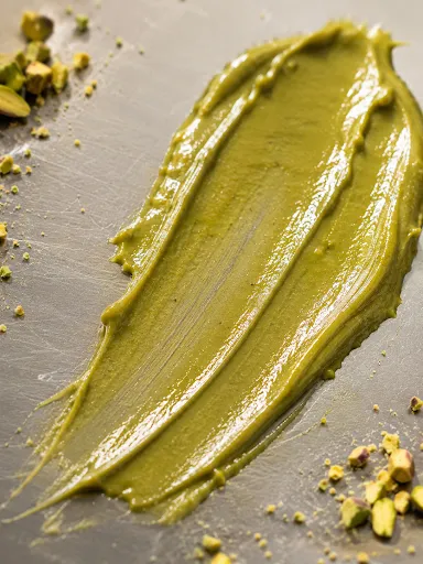 Luxury pistachio and hazelnut cream swirl